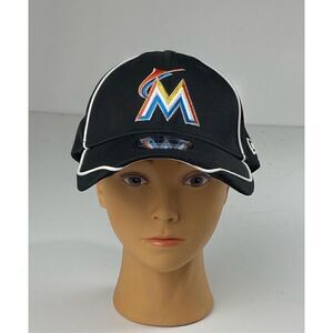 NWT Mens New Era MLB 39Thirty Flex Fit Cap Miami Marlins Size Small/Medium S/M
